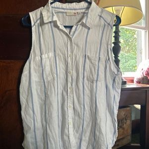 Sleeveless Striped Tank Top